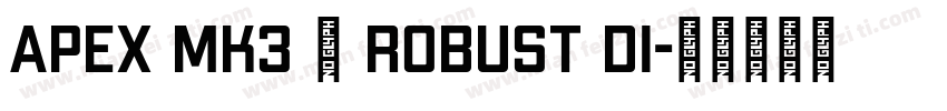 Apex MK3 – Robust Di字体转换